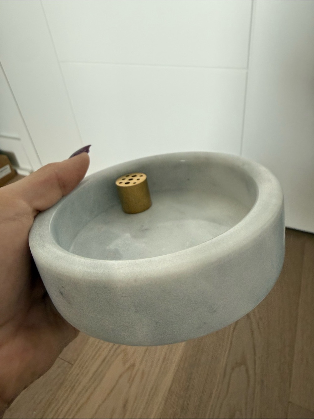 Marble incense stick holder